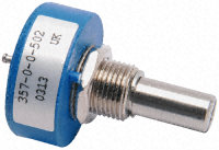 357-0-1-1S22-102 Potenciometro con Rotacion continuo 357-0-0,1K