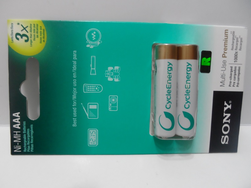 NH-AAA-B2KN Ni-MH AAA   Bateria Recargable Cycle Energy Multi-Use Premium