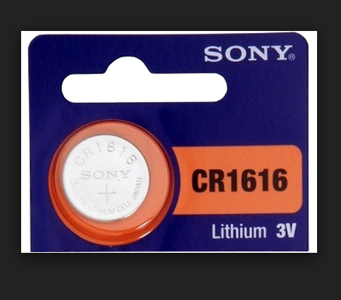 CR1616 Lithium Coin Watch Battery 3V 57 mAh