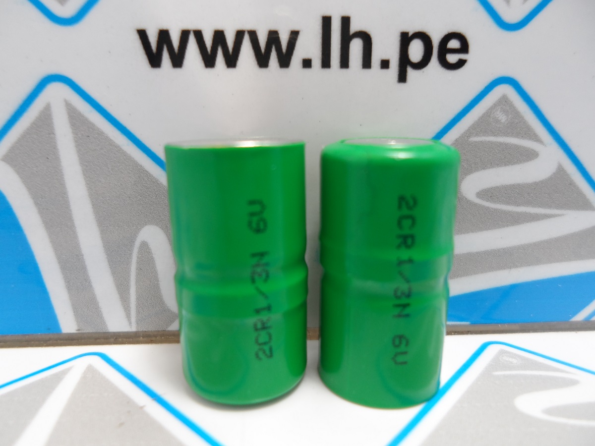 2CR1/3N      Bateria  Lithium L28PX,  6 Volt, 170mAh Lithium Battery