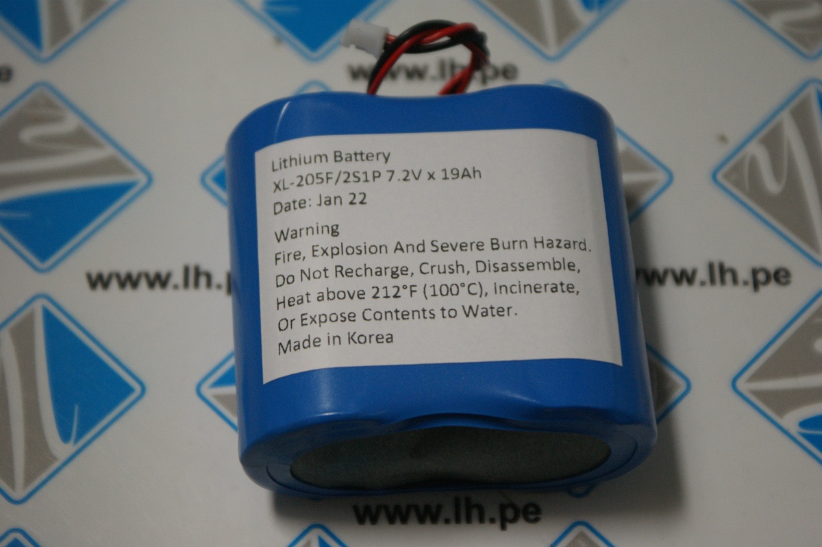 XL-205F/2S1P               Pack de Baterias Lithium 7.2V, 19000mAh, para SEAMETRICS IMAG4700