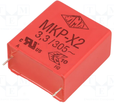 MKX2AW43306I00KSSD            Condensador de polipropileno 3.3uF, 305VAC, 27.5mm