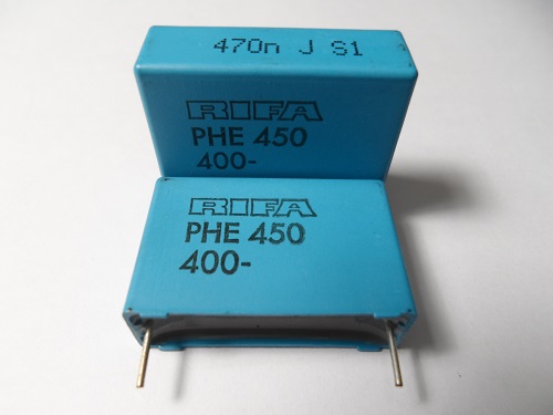PHE450KF6470JR06L2  Condensador radial polyprop cap, 0.47uF 400V