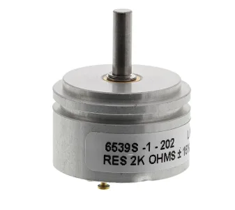 6539S-1-202            Potenciómetro 2kΩ, 1 vuelta, 1W, eje redondo 3.18 mm