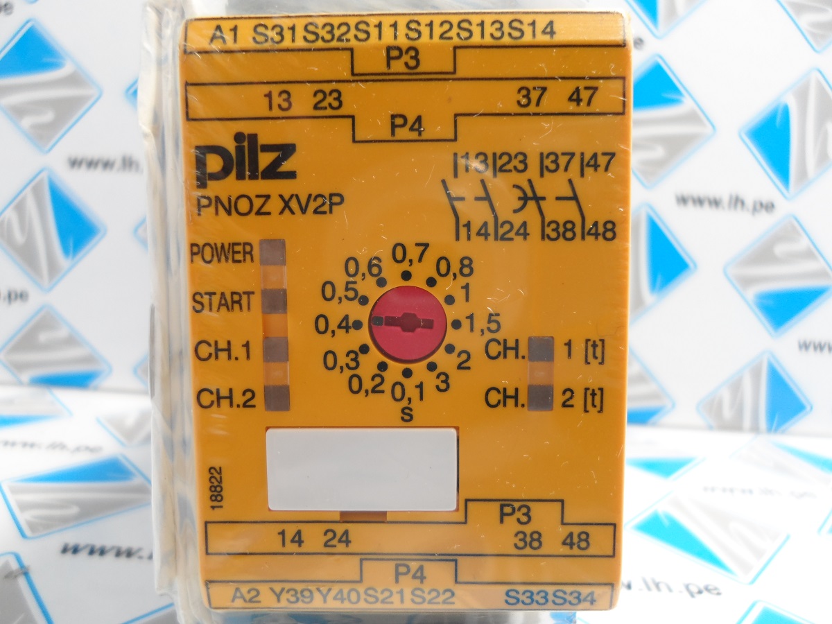 777502 PNOZ XV2P        Module: safety relay