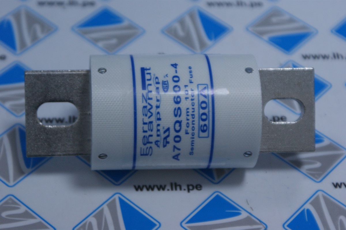 A70QS600-4                Fusible Semiconductor  Amp-Trap® 600A; 700V;  aR High Speed; Type 4. Mersen