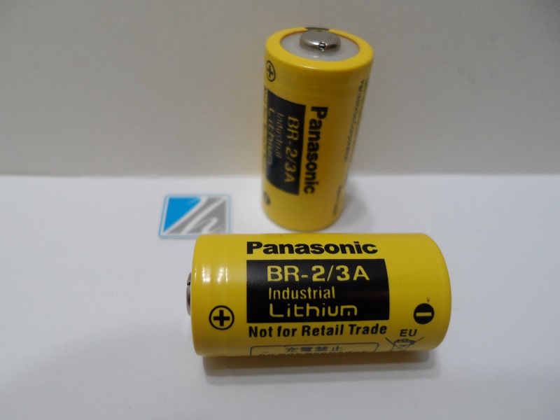 BR-2/3A       Bateria Lithium 3.0V,  1200mAh,  2/3A  Panasonic