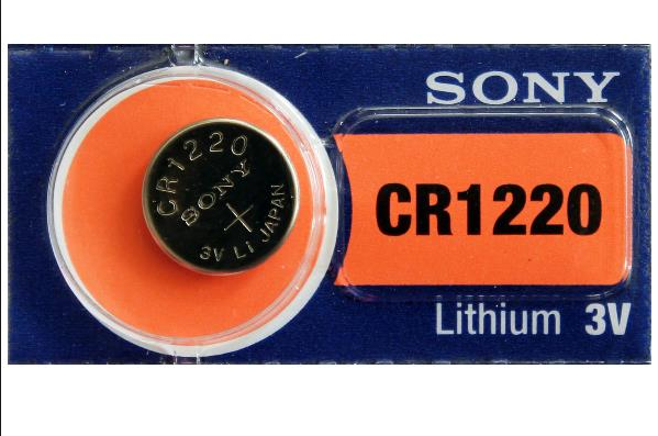 CR1220      Bateria Lithium 3Volt, 40mAh