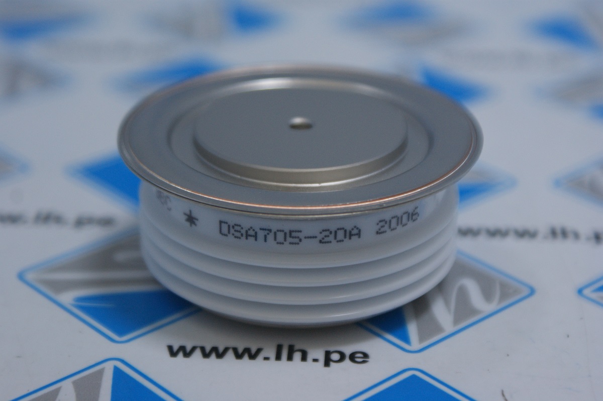 DSA705-20A               Diodo Rectifier capsula; 1 Phase, 1 Element, 730A, 2000V V(RRM) ABB