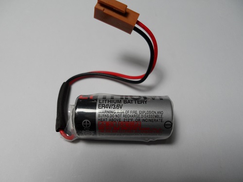 ER4V/3.6V          Batería lithium 3.6V con conector marrón
