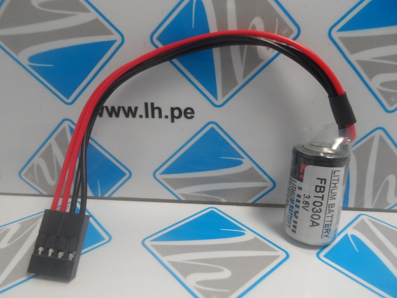 FBT030A   Bateria Lithium  (ER3V/3.6V) for Fuji NB2 PLC with plug
