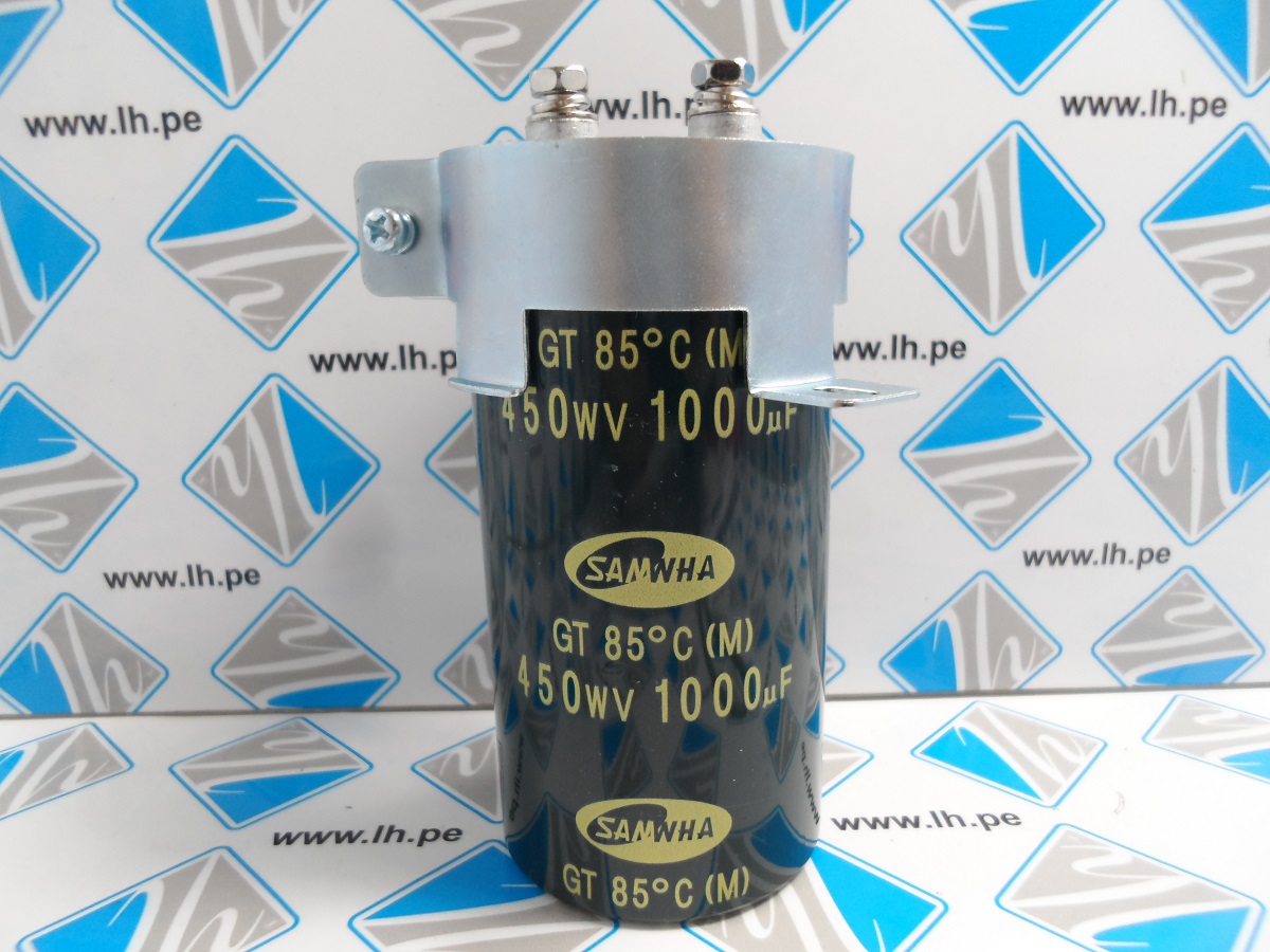 GT2W108M51100SB          Condensador electrolítico 1000uF, 450VDC, 51x100mm