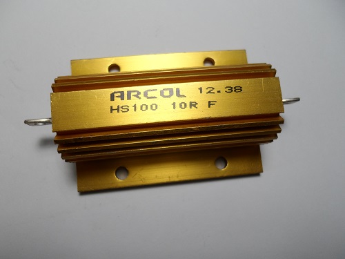 HS100-10F  Resistores bobinados - Montaje de chasis 100W 10 OHM1