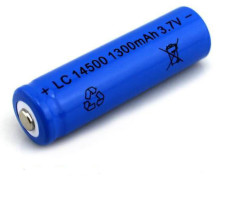 LC14500         Batería Lithium Ultrafire, recargable 1300mAh, 3.7V