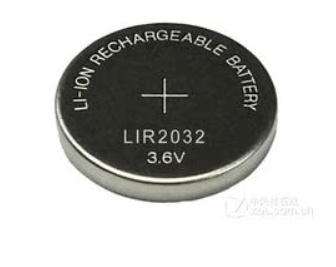 LIR2032              Batería de Li-ion de recargable 3.6V, 40mAh, 4330210772