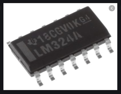 LM324AD         Amplificador operativo; 1,3MHz; 3÷32V; Canales: 4; SO14