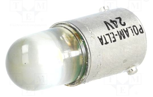 LW-BA9S-24AC               Lámpara señal LED; blanco; BA9S; 24VDC; 24VAC