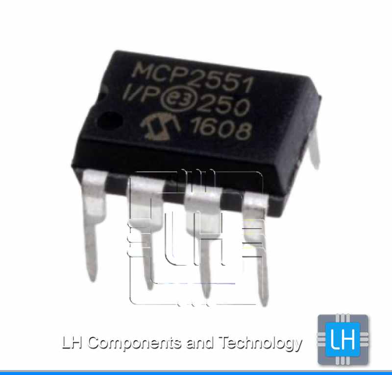 MCP2551-I/P            Interfaz IC CAN Hi Spd CAN Transceiv