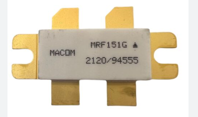 MRF151G         Transistor de óxido metálico (MOSFET) y radiofrecuencia (RF), 5-175MHz, 300Watts, 50V