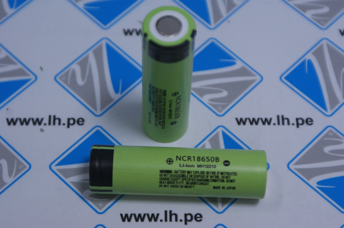 NCR18650B MH12210              Bateria Recargable 3.7V 3400mAh, 18650