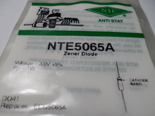 NTE5065A DIODO ZENER  3.0 Volt 1 Watt