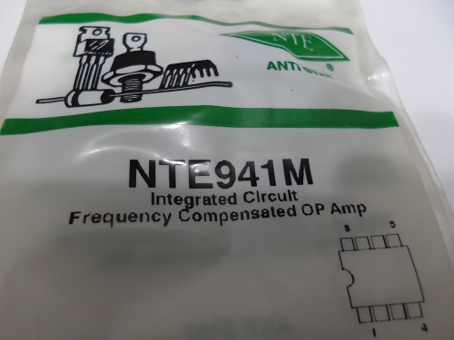 NTE941M  Circuito Integrado Amplifier; operational amplifier; +