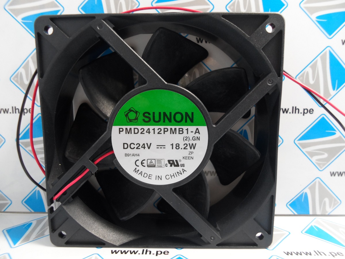PMD2412PMB1-A     Ventilador DC, axial, 24VDC, 120x120x38mm, 322.8m3/h