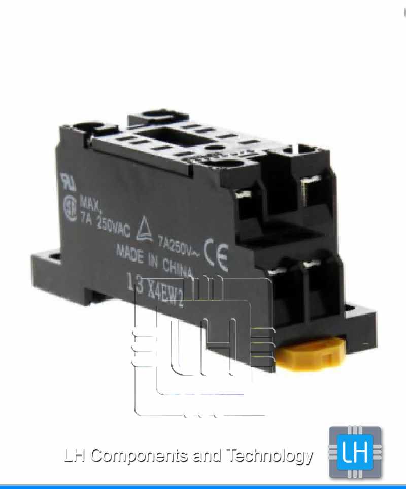 PYF08A-E               BASE PARA  RELAY 8 PINES PLANAS RIEL DIN, OMRON