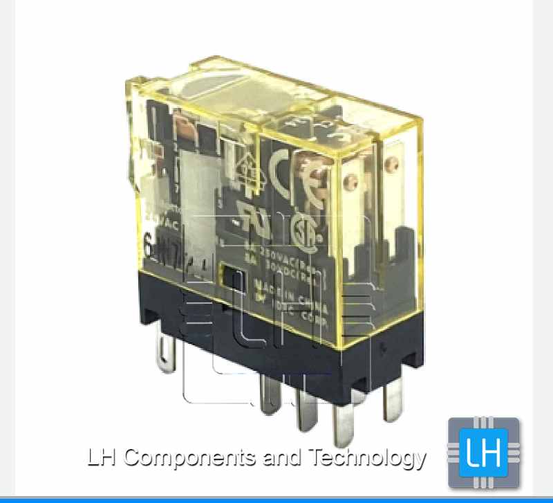 RJ2S-CL-D24                     Rele Miniatura 24VDC, 8 Pines, DPDT, 8A