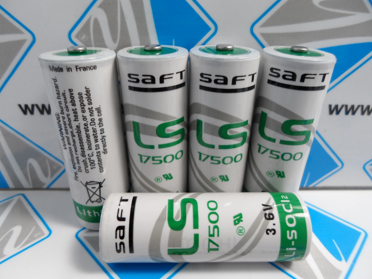 LS17500     Batería Lithium 3.6V, 3600mAh, Size: A Cell