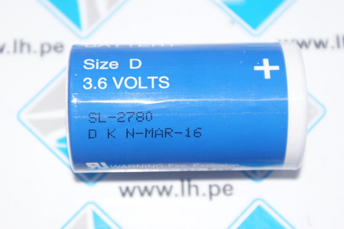 SL-2780       Batería Lithium 3.6V, 19Ah, Size: D, Marca: Tadiran