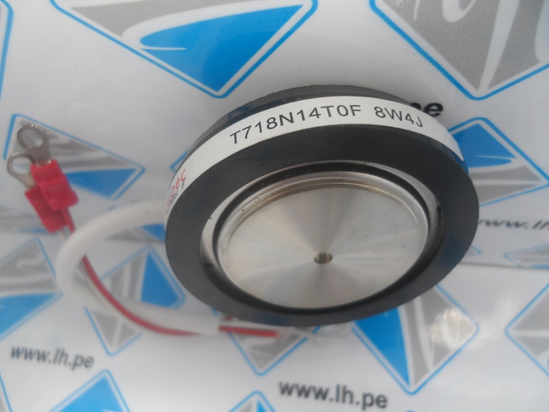 T718N14TOF    Thyristor tipo Disco 718A, 1400V