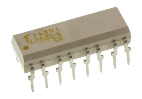 TLP620-4(F)         Optoacoplador, THT, 5kV, 4 canales, transistorizado