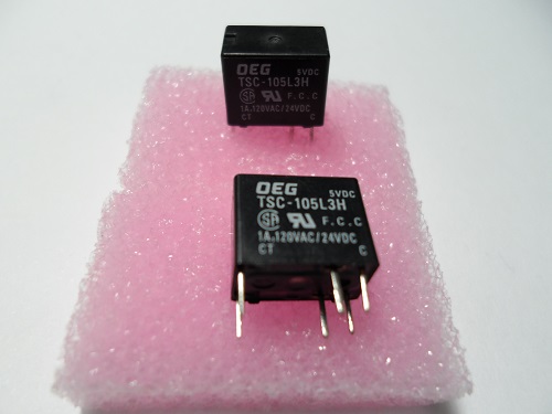 TSC-112L3H Rele SPCO miniature PCB relay,1A 12Vdc coil