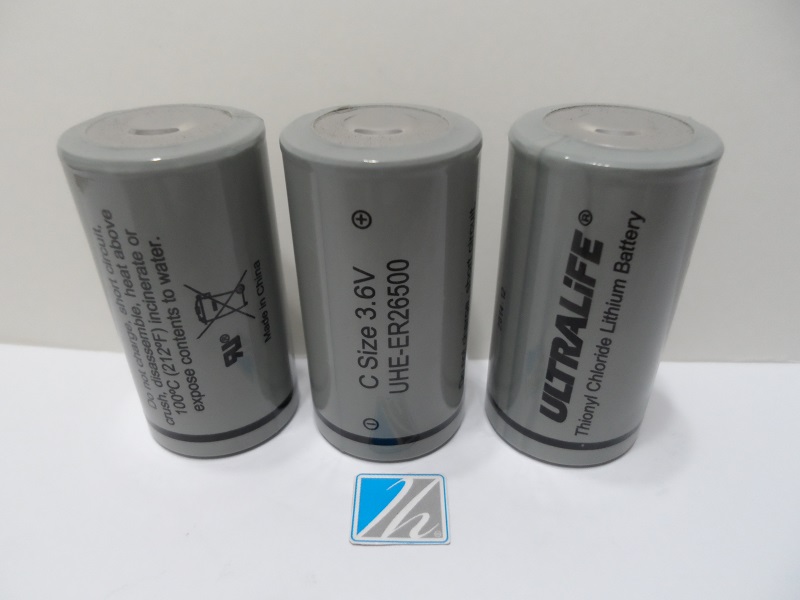 UHE-ER26500  Batería Lithium 3.6V, tamaño C, 9000mAh