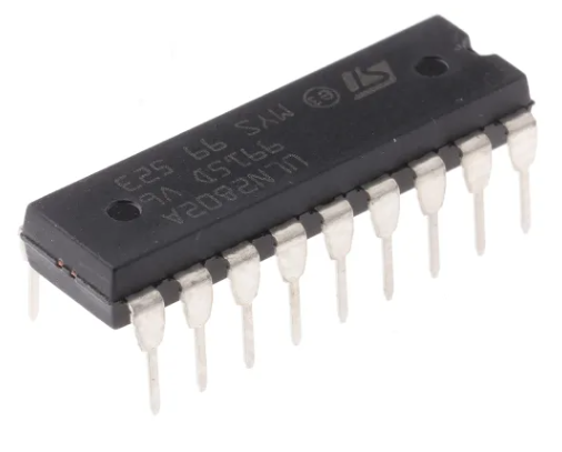ULN2802A            Circuito integrado, driver, darlington, matriz de transistores, 0.5A, 50V