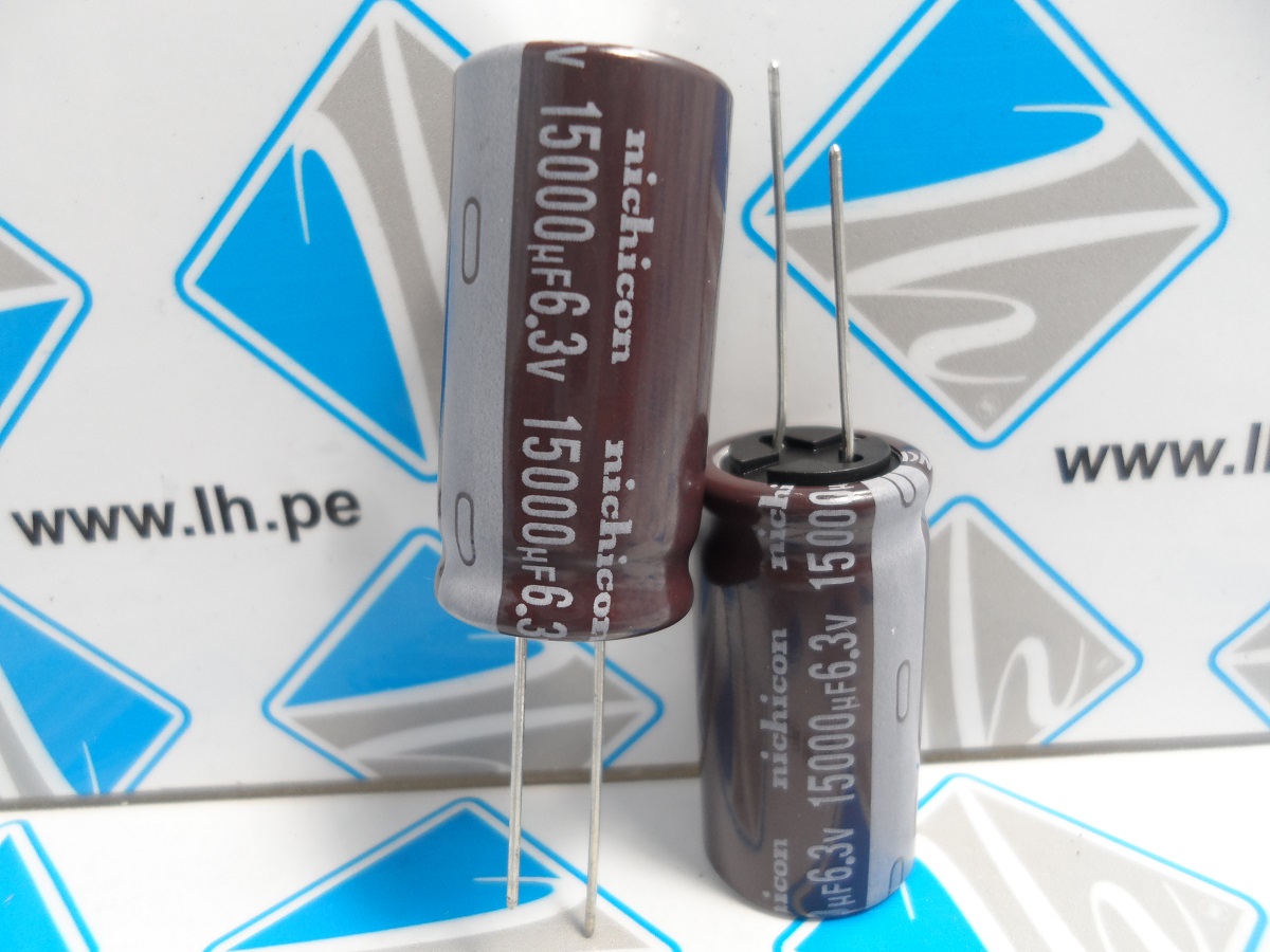 UPW0J153MHD           Condensador electrolítico de baja impedancia 15000uF, 6.3V