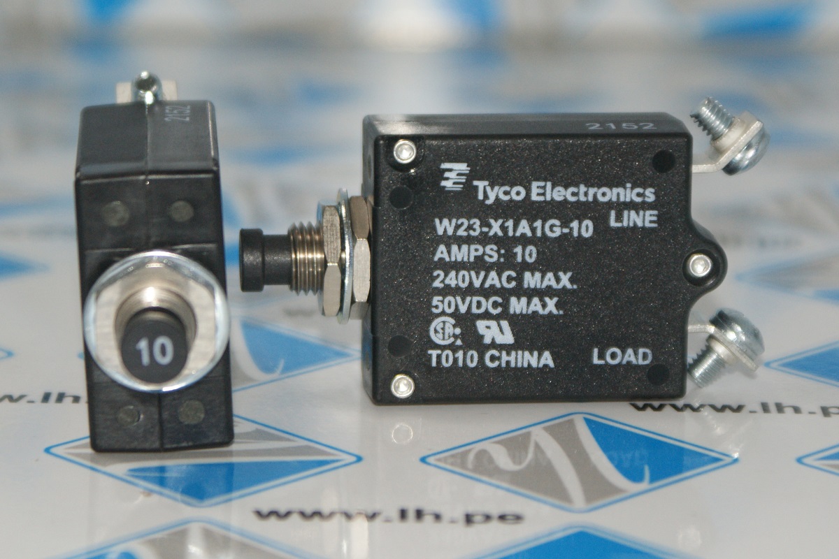 W23-X1A1G-10            Circuito Breaker Thermal 10A 240VAC 50VDC