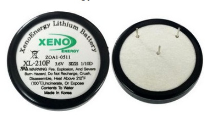 XL-210F             Batería Lithium 3.6V, 1000mAh, 1/10D, 3 pines