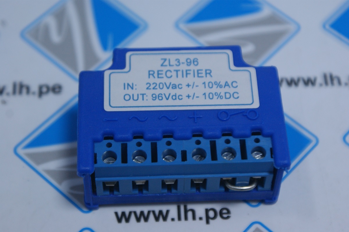 ZL3-96                  Rectificador de frenos motor; fuente de alimentación 220VAC//96VDC 5A