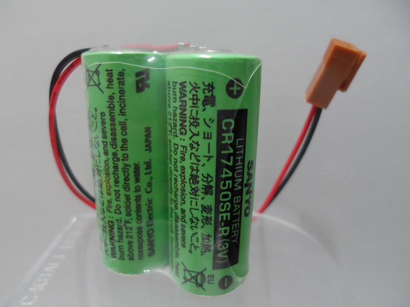 CR17450SE-R(3V)  2*CR17450SE-R  Bateria Lithium Pack 6V, 2500mAh