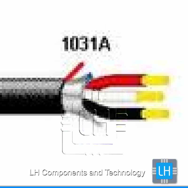 1031A 0101000              Cable Apantallado 300V, (1 pr) 16 AWG (7x24) BC, PVC/PVC