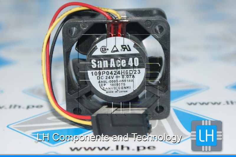 109P0424H6D23          Ventilador de refrigeración para FANUC, modelo SANYO DENKI SAN ACE 109P0424H6D23, A90L-0001-0551 # A