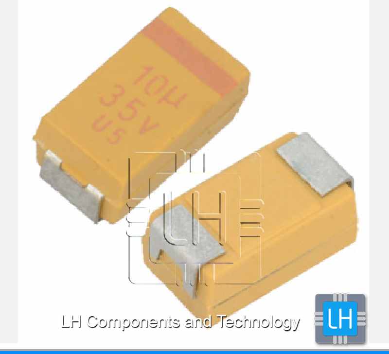 T491C106K035AT          Condensador de tantalio 10uF, 35VDC, tipo SMD, C, 2312