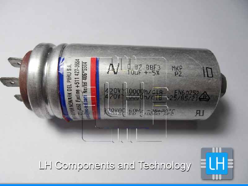 C878BF35100SA0J    Condensador para motores C878,10uF 500Vac