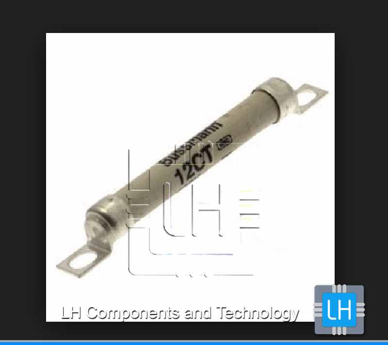 12CT         Fusible Semiconductors británico Cooper Bussmann, 12CT, CT, 12A