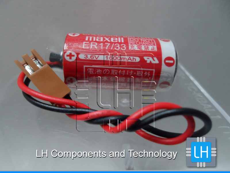 ER17/33+JAE       Batería con Cable y Conector 2/3A 3.6V 1600mAh