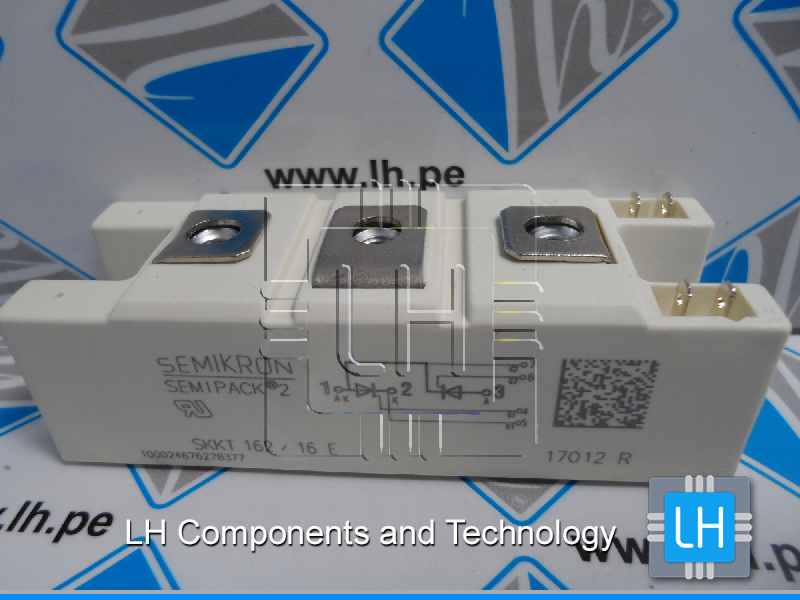 SKKT162/16E      Módulo SCR Thyristor, doble serial, 250A, 1600V