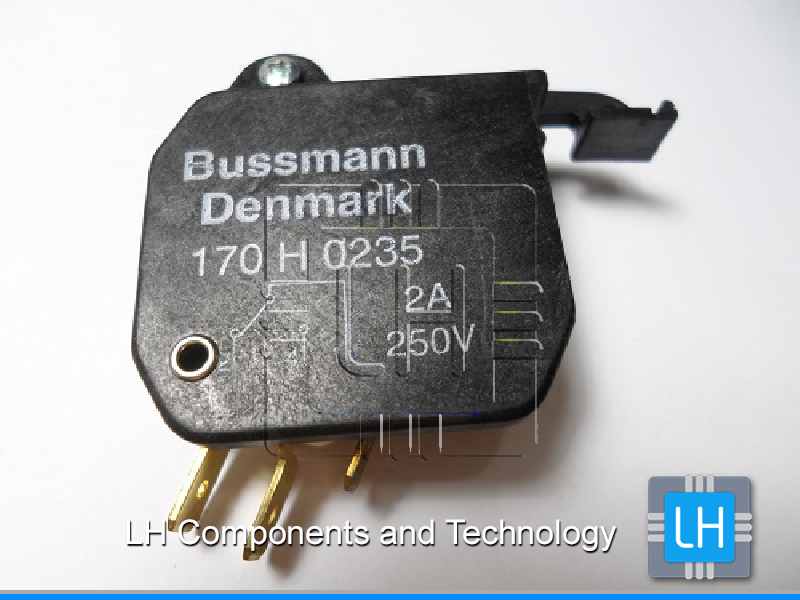 170H0235    FUSE W/MICROSWTCH 2A 250V TYPE T