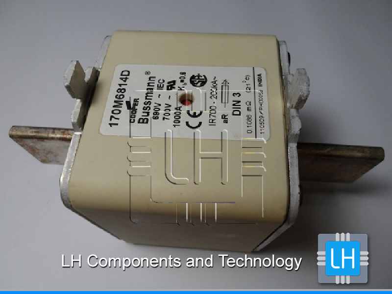 170M6814D FUSE ULTRA RAPID 1000A 690/700VAC, BUSSMANN